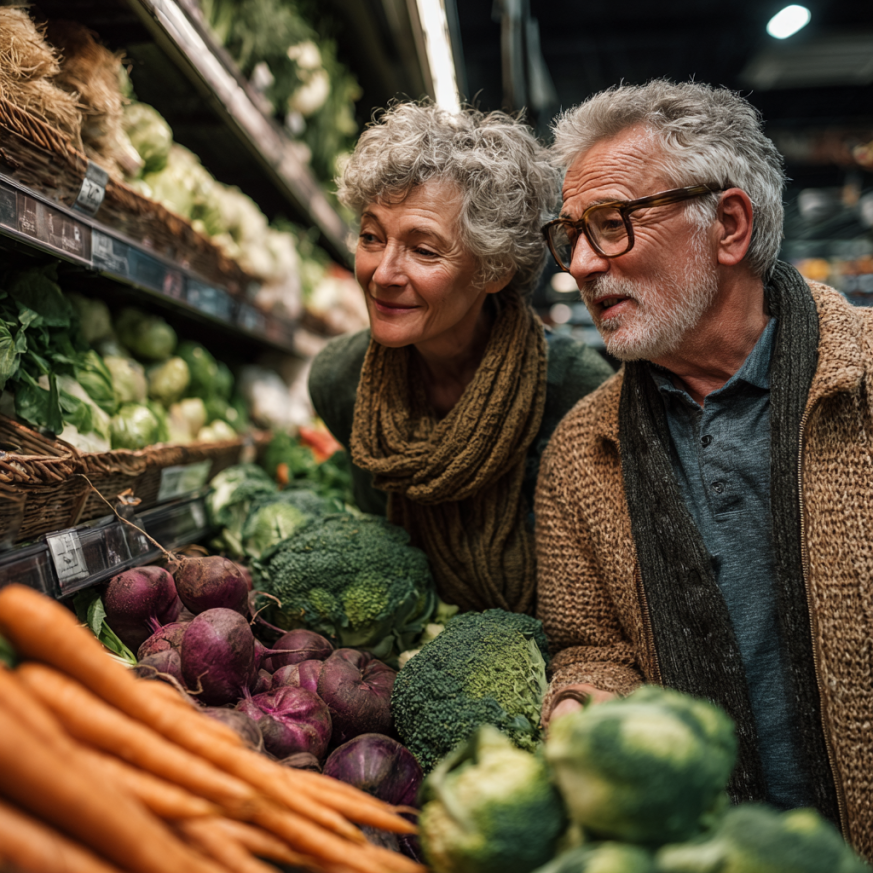 Specialist în nutriție consilind un senior